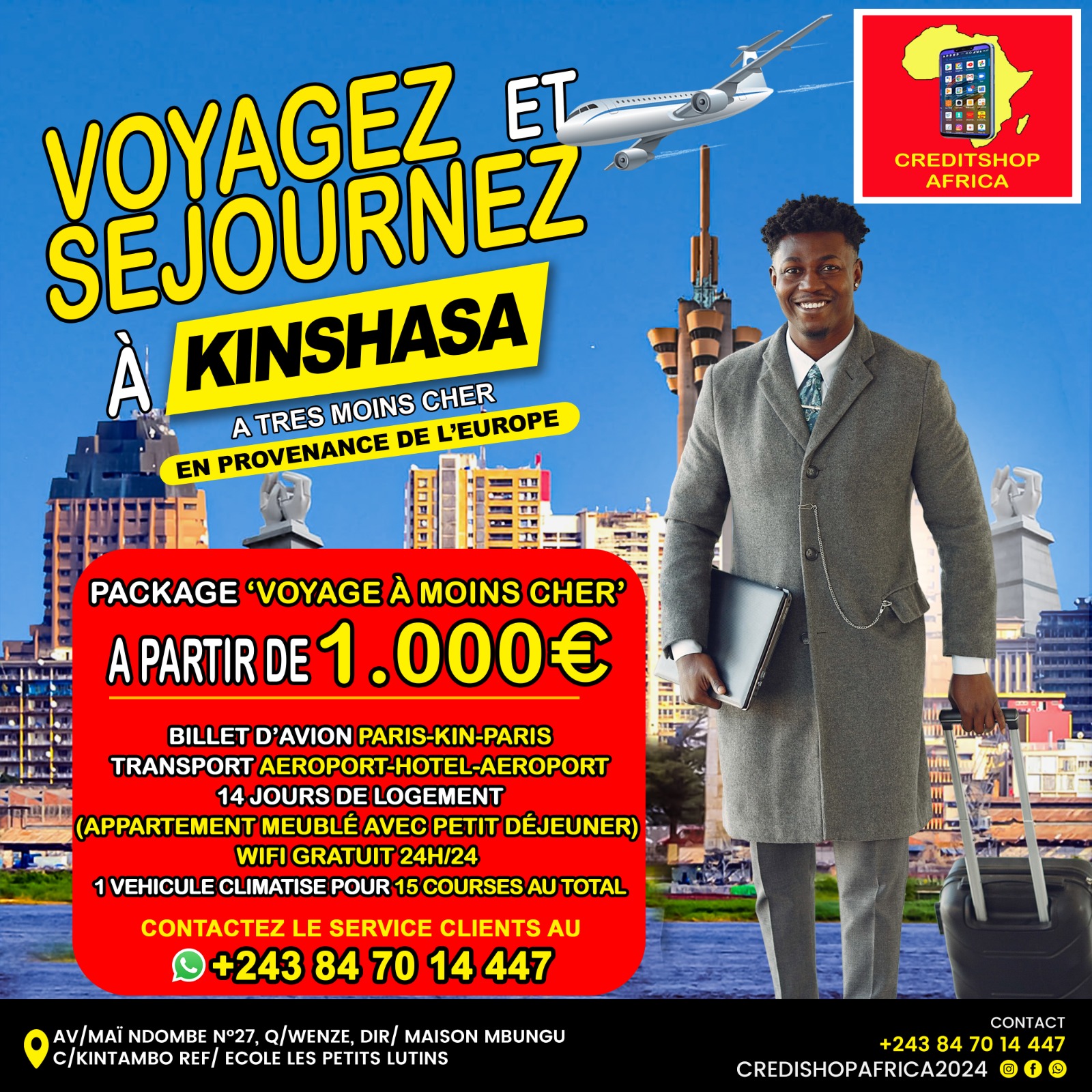 SEJOURNER A KINSHASA